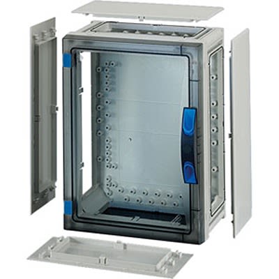 HENSEL FP Series Transparent Polycarbonate Junction Box, IP65, 186 x 276 x 366mm [FP 0241]; 117-703