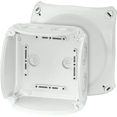 HENSEL KF Series Grey Polycarbonate Junction Box, IP66, IP67, IP69, 77 x 130 x 130mm [KF 0600 G]; 117-738