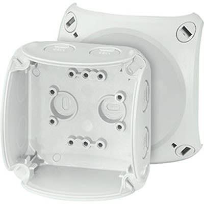 HENSEL KF Series Grey Polycarbonate Junction Box, IP66, IP67, IP69, 62 x 93 x 93mm [KF 0200 G]; 117-755
