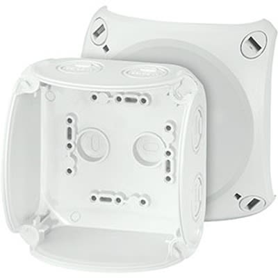 HENSEL KF Series Grey Polycarbonate Junction Box, IP66, IP67, IP69, 70 x 104 x104mm [KF 0400 G]; 117-762