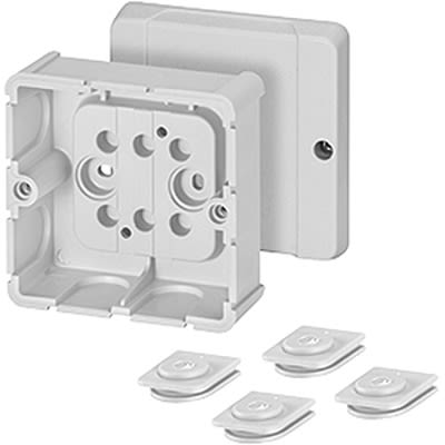 HENSEL DP Series Grey Polystyrene Junction Box, IP54, 49 x 88 x 88mm [DP 9020]; 117-787