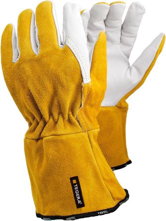 Tegera TEGERA Leather Heat Resistant Gloves, Size 8 [118A-8]; 118-698