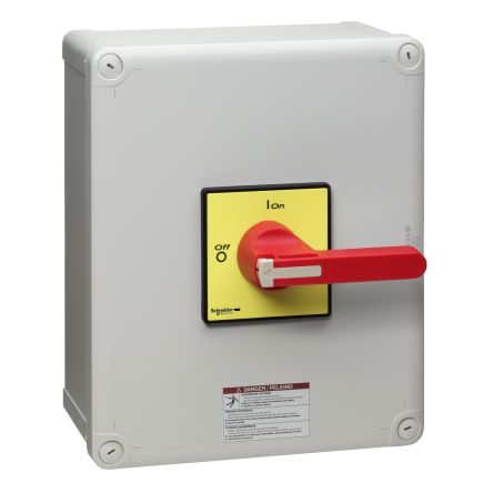 Schneider Electric 3 Pole Isolator Switch - 115A Maximum Current, 45kW Power Rating, IP65 [VC6GUN]; 119-221