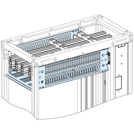 Schneider Electric PrismaSeT P Series RAL 9003 Cover, 200mm H, 600mm W for Use with Linergy Linergy BS Busbar, Linergy [LVS04968]; 119-241