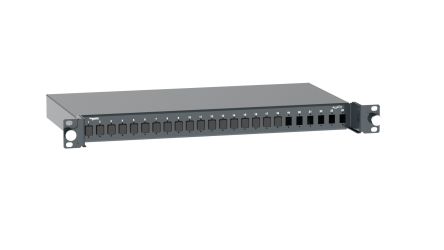 Schneider Electric Dark Grey Fiber Rack Shelf, 1U, 480 x 260 x 43mm [ACTFM1UBLC48U]; 119-244