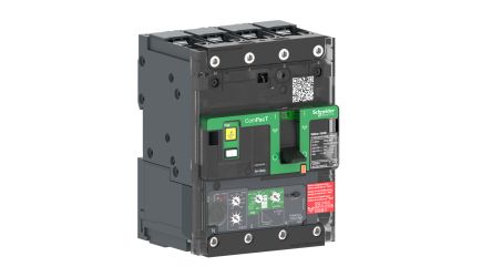 Schneider Electric, ComPacT NSX Circuit breaker 4P 25A, Breaking Capacity 25 KA, Fixed Mount [C11E44V025B]; 119-281