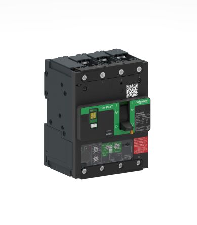Schneider Electric, ComPacT Circuit breaker 3P 100A, Breaking Capacity 25 KA, Fixed Mount [C11B34V100B]; 119-284