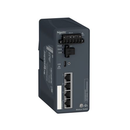 Schneider Electric MCSESM043F23F0, Network Switch 4 Port Switch [MCSESM043F23F0]; 119-480