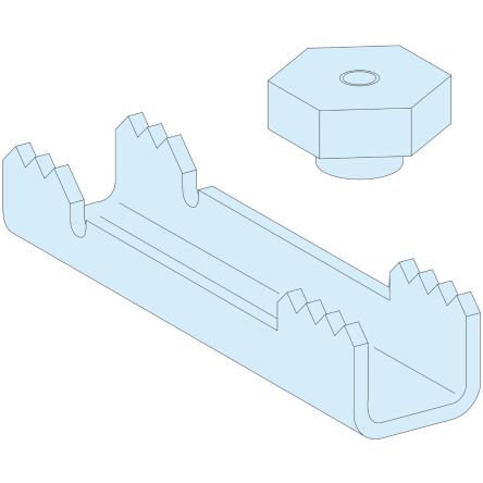 Schneider Electric PrismaSeT P Series Floor Standing Support, 110 x 27mm [LVS08703]; 119-540