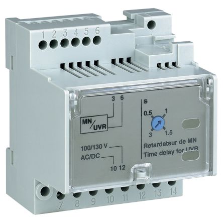 Schneider Electric LV83 Series Timer Relay, 200 → 250V ac, 0.5 → 3s [LV833682SP]; 119-562