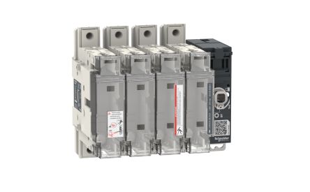 Schneider Electric Fuse Switch Disconnector, 4 Pole, 100A Max Current [LV481624]; 119-563