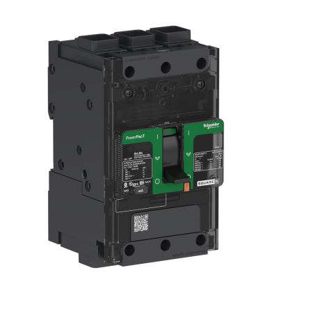 Schneider Electric PowerPact B Circuit Breaker - PowerPacT 3 Pole 525V ac Voltage Rating Clip-On, 15A Current Rating [BGF36015]; 119-644