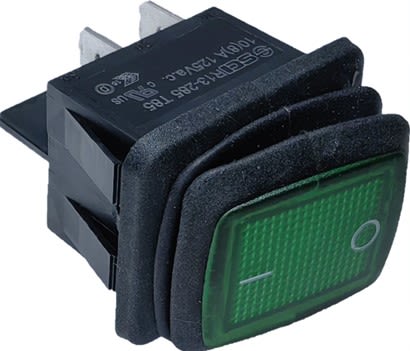 RS PRO DPST, On-Off Rocker Switch Panel Mount [0]; 119-705