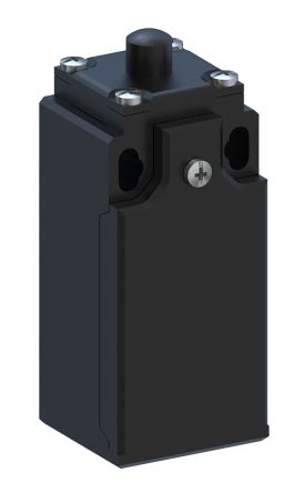RS PRO Plunger Limit Switch, 1NO/1NC, IP65, Thermoplastic Housing, 400V ac Max, 10A Max [0]; 120-070
