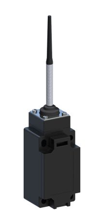 RS PRO Spring Lever Limit Switch, 1NO/1NC, IP65, Thermoplastic Housing, 400V ac Max, 10A Max [0]; 120-076