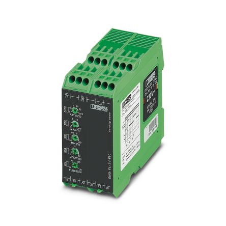 Phoenix Contact Voltage Monitoring Relay, Three Phase, DIN Rail [2867979]; 120-156