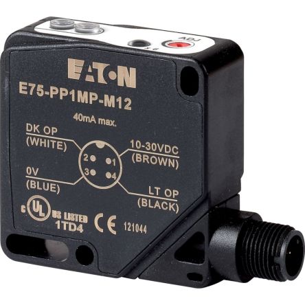 Eaton Photoelectric Sensor, 30 → 250 mm Detection Range [166999 E75-PPA025P-M12]; 120-318