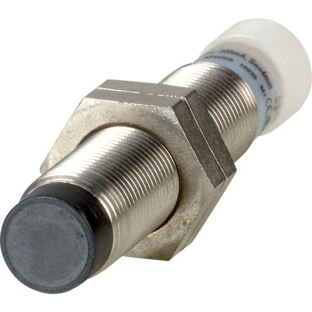 Eaton Inductive Threaded Barrel Proximity Sensor, M12, 1 → 8 mm Detection 0-10 V/0-20 mA, 15 → 30 V dc [166838 E59-A12C108D01-CV]; 120-702