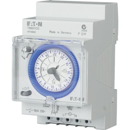 Eaton Distribution Switch Time Switch 230 V, 1-Channel [167391 TSSD1CO]; 120-748