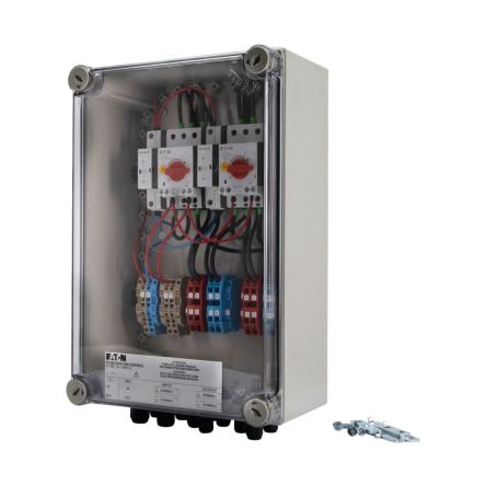 Eaton 2 Pole Isolator Switch - 30A Maximum Current, IP65 [168099 SOL30X2-SAFETY-MV-U(230V50HZ)]; 121-223