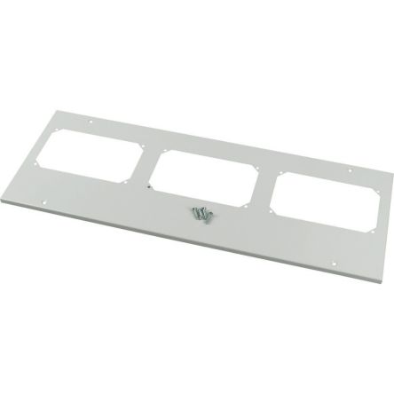Eaton Grey Cover Plate Steel Faceplates & Mounting Plates [143404 XLST5F854]; 121-673