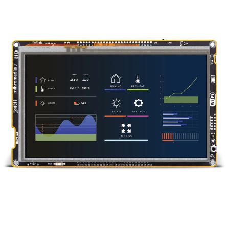 MikroElektronika Development Board ARM ARM Baseboard, Daughter Board [MIKROE-6171]; 121-989