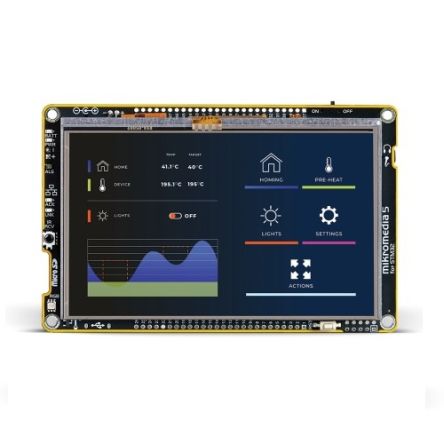 MikroElektronika Development Board ARM ARM Baseboard, Daughter Board [MIKROE-6164]; 121-991