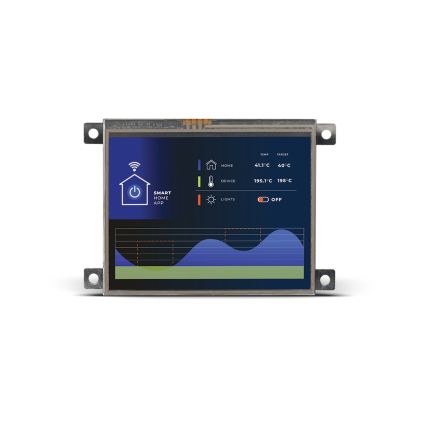 MikroElektronika Mikromedia 3 for STM32F4 Resistive FPI with frame MIKROE-6165 ARM ARM Baseboard, Daughter Board [MIKROE-6165]; 121-992