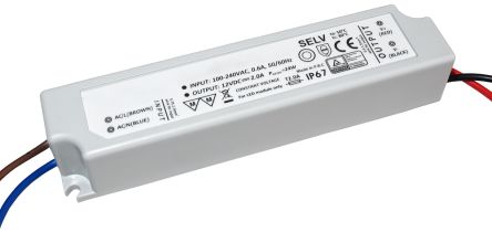 RS PRO LED Driver, 12V Output, 20W Output, 1.67A Output, Constant Voltage [0]; 122-224