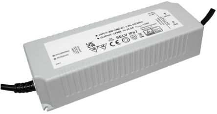RS PRO LED Driver, 24V Output, 150W Output, 6A Output, Constant Voltage [0]; 122-228