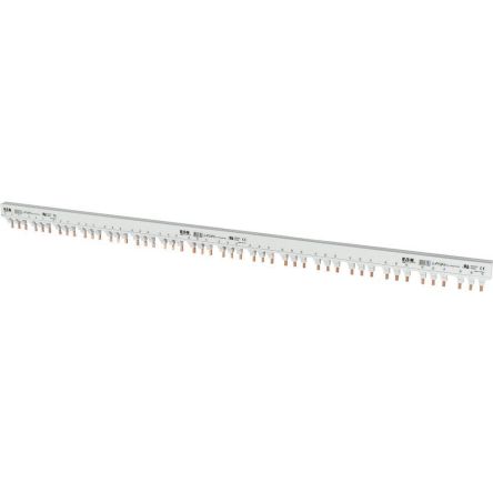 Eaton Eaton Moeller 3 Phase Busbar, 600V, 26.4mm Pitch [171139 Z-BB/UL25/3P1MU+AUX/48]; 123-045