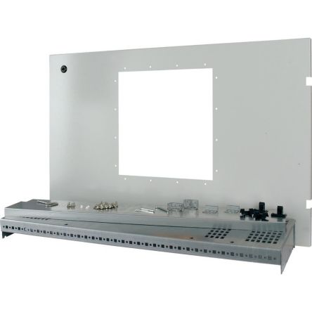 Eaton Grey Mounting Plate Metal Faceplates & Mounting Plates [171672 XMIX40F10D]; 123-066