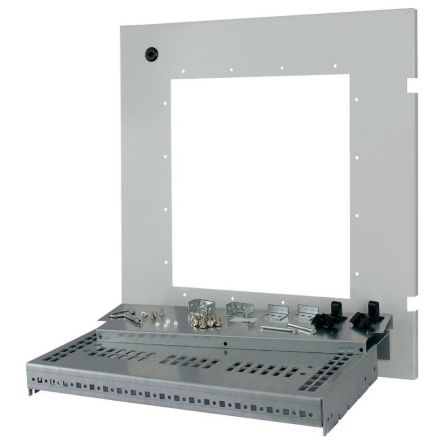 Eaton Grey Mounting Plate Metal Faceplates & Mounting Plates [171676 XMIX40W06D-50]; 123-072