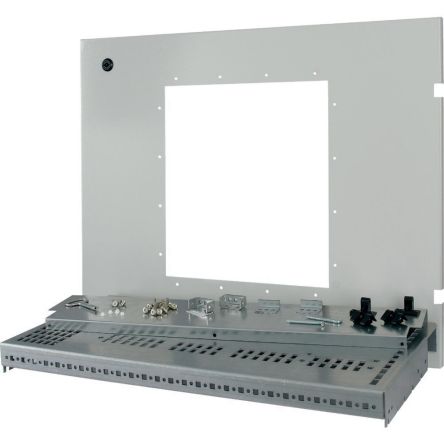 Eaton Grey Mounting Plate Metal Faceplates & Mounting Plates [171677 XMIX40W08D-50]; 123-073