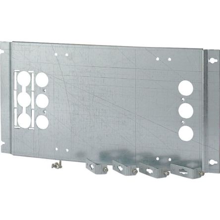 Eaton Grey Mounting Plate Steel Faceplates & Mounting Plates [172199 XMN331006MP]; 123-159