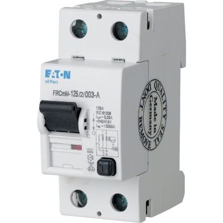 Eaton xEffect - FRCmM-125 Type A RCCB, 125A, 2 Pole, 300mA, 240V ac [171172 FRCMM-125/2/03-S/A]; 123-391
