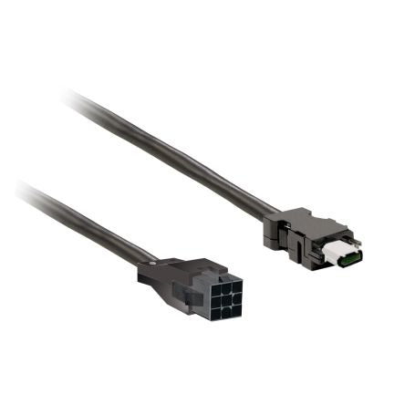 Schneider Electric Lexium Series Encoder Cable for Use with BCH16, LXM16D, 3m Length [VW3M8A11R03]; 124-560
