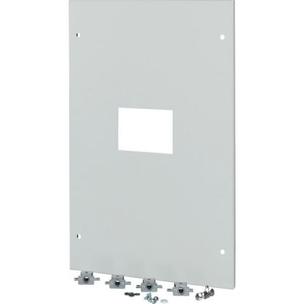 Eaton Grey 1 Gang Front Plate Steel Faceplate [177101 XMN43F04C-XMV]; 124-722