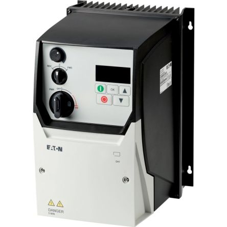 Eaton Variable Speed Drive, 11 kW, 3 Phase, 500-600 V, 17 A, DA1 Series [177018 DA1-35017NB-B6SC]; 124-739