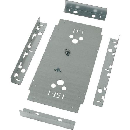 Eaton Dark Grey 3 Gang Reinforcement Plate Faceplate & Mounting Plate [178938 VSB3-KLV]; 124-892