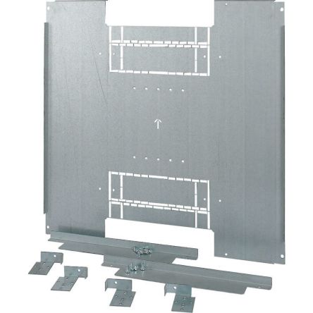 Eaton Grey Mounting Plate Galvanised Steel Faceplate & Mounting Plate [177125 XMN4F08M]; 125-044