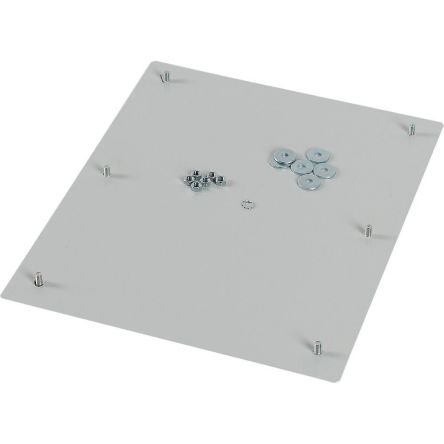 Eaton XAS Series RAL 7035 Metal Front Plate, 304mm H, 250mm W, 10mm L [177089 XAS16-F]; 125-132