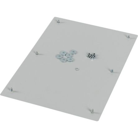 Eaton XAS Series RAL 7035 Metal Front Plate, 350mm H, 250mm W, 10mm L [177090 XAS16-W]; 125-133