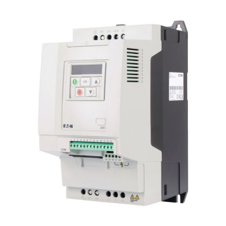 Eaton Variable Speed Drive, 7.5 kW, 3 Phase, 500 → 600 V, 12 A, DA1 Series [177039 DA1-35012NB-A20C]; 125-142