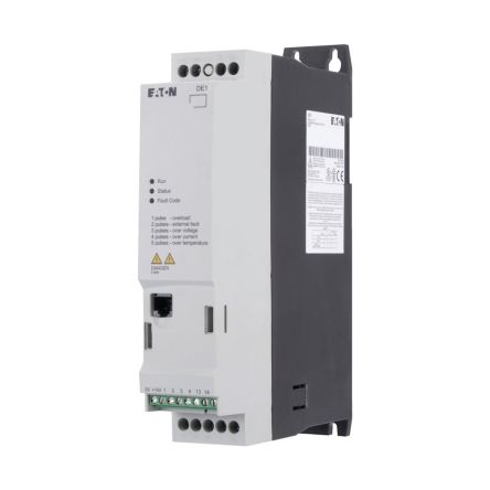 Eaton Variable Speed Starter, 1.5 kW, 1 Phase, 230 V, 7 A, DE1 Series [177363 DE1-127D0NN-N20N]; 125-167