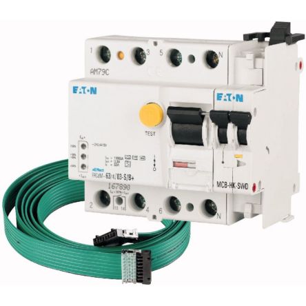 Eaton Auxiliary Contact, MCB-HK Series for Use with Combined Residual Current/Power Circuit Breaker, MCB Accessory, [177175 MCB-HK-SWD]; 125-208