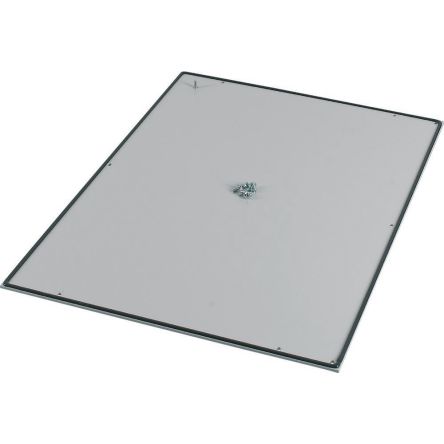 Eaton Grey Floor Plate Aluminium Faceplate & Mounting Plate [178079 XSPBU0608A]; 125-217