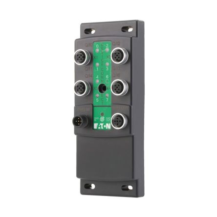 Eaton EU6E Series Input/Output Module, 8 Inputs, 8 Outputs, 20.4 → 28.8 V dc [174742 EU6E-SWD-8DD]; 125-743