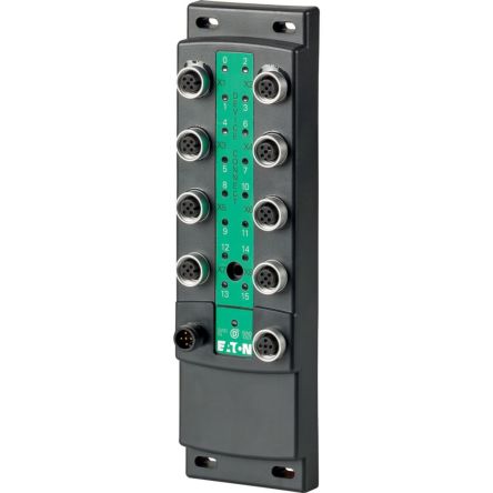 Eaton EU8E Series Input/Output Module, 16 Inputs, 20.4 → 28.8 V dc [174744 EU8E-SWD-16DX]; 125-744