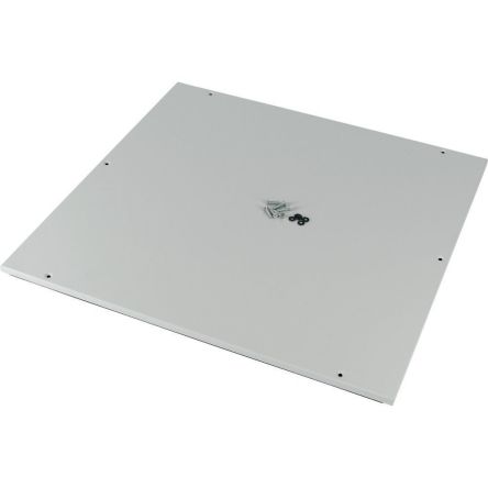 Eaton Eaton xEnergy Series RAL 7035 Grey Steel Top Panel, 18mm H, 707mm W, 682mm D, 682mm L, for Use with Open Frame [173091 XTSZPTAC-W1000]; 125-877